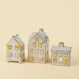 Winter Chalet Tealight House | Medium
