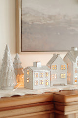 Winter Chalet Tealight House | Small