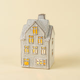 Winter Chalet Tealight House | Large