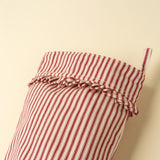Ticking Stripe Stocking | Red