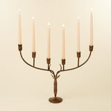 Stag Forged Candelabra | Rustic Brass