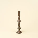 Small Petra Forged Candle Stick | Rustic Brass