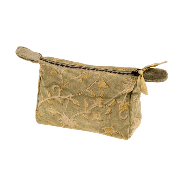 Charu Block Print Pouch | Small