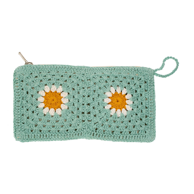 Iris Crochet Pouch