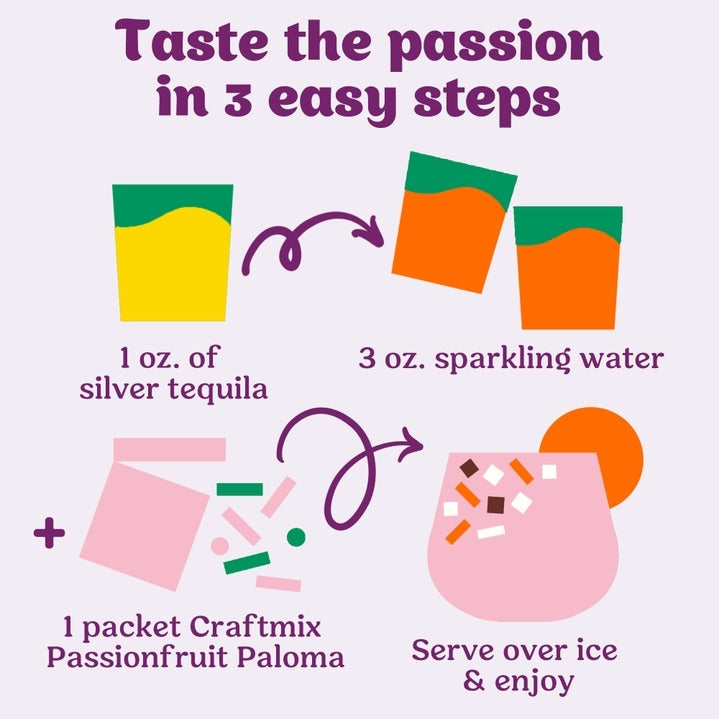 Passionfruit Paloma Mixer | Single