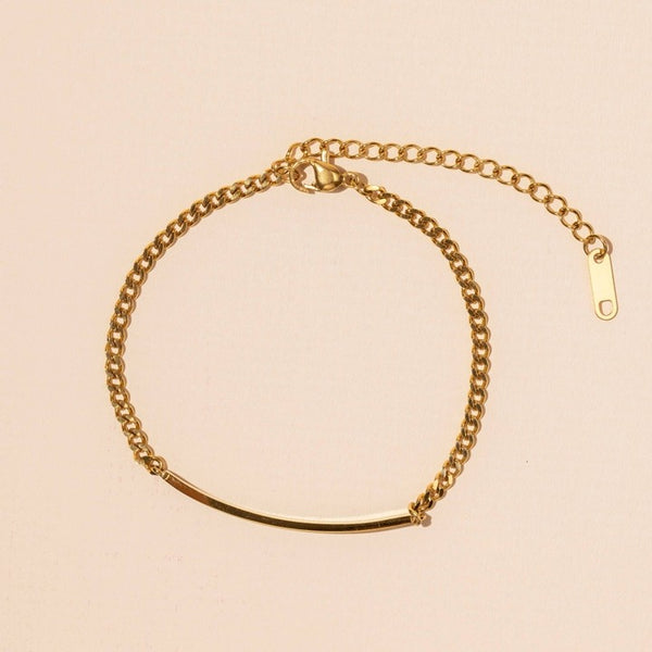 Chain Linked Bracelet | Gold