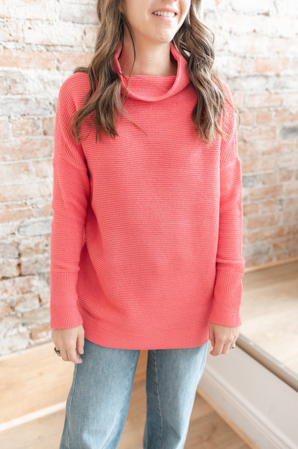 Nancy Ottoman Sweater | Fresh Coral