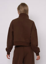 Malta Fleece Mock Neck | Mohagany