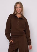 Malta Fleece Mock Neck | Mohagany