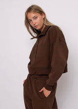 Malta Fleece Mock Neck | Mohagany