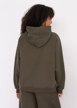Hilla Fleece Hoodie | Army Green