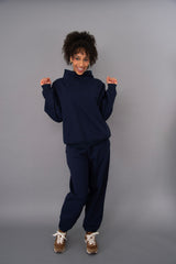 Danna Fleece Jogger | Navy