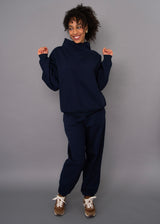 Danna Fleece Jogger | Navy