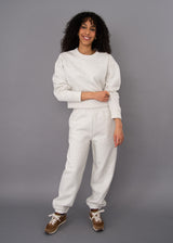 Danna Fleece Jogger | Pebble Melange