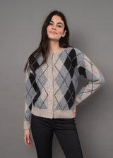 Agrippina Cardigan | Argyle