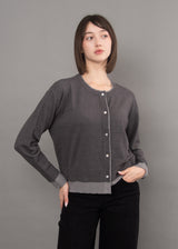 Mahlia Cardigan | Dark Grey
