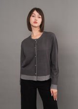 Mahlia Cardigan | Dark Grey