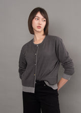 Mahlia Cardigan | Dark Grey