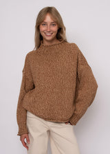Lucretia Pullover | Brown Twist