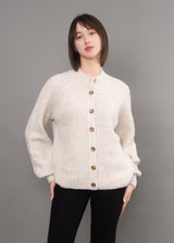 Amaryllis Cardigan | Light Sand Heather