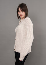 Amaryllis Cardigan | Light Sand Heather