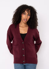 Patsy Cardigan | Maroon
