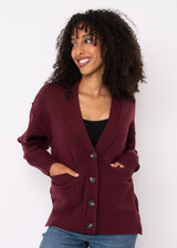 Patsy Cardigan | Maroon