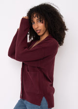 Patsy Cardigan | Maroon