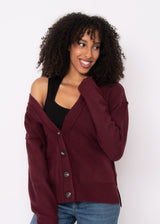 Patsy Cardigan | Maroon