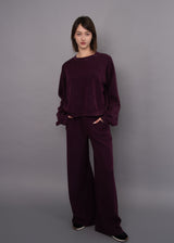 Beatrice Pullover | Deep Plum