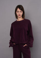 Beatrice Pullover | Deep Plum