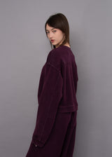 Beatrice Pullover | Deep Plum