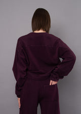 Beatrice Pullover | Deep Plum
