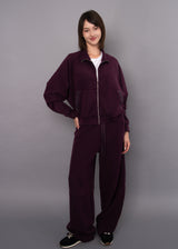 Millie Zip Up | Deep Plum