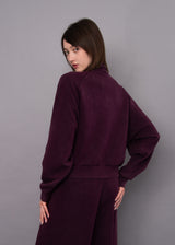 Millie Zip Up | Deep Plum