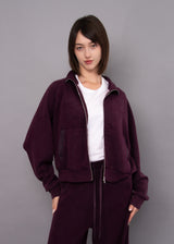 Millie Zip Up | Deep Plum