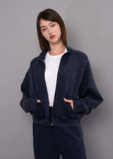 Millie Zip Up | True Navy