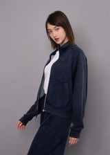 Millie Zip Up | True Navy