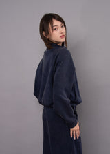 Millie Zip Up | True Navy