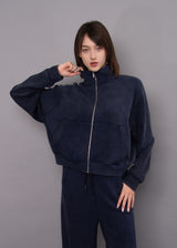 Millie Zip Up | True Navy