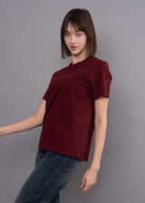 Regina Tee | Deep Burgundy