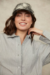 Padme Striped Shirt | Grey