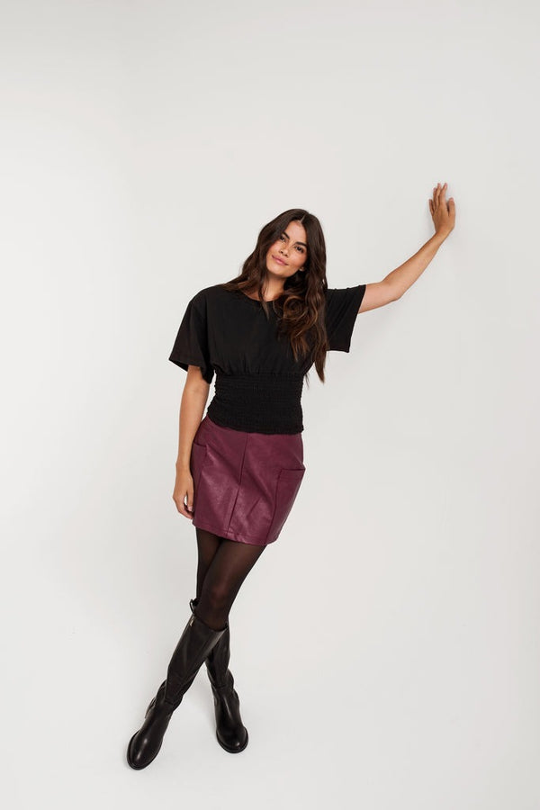 Miley Skirt | Bordeaux