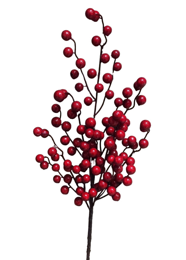 Red Berry Spray | 25"