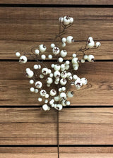 Cream Berry Outdoor Spray | 22"