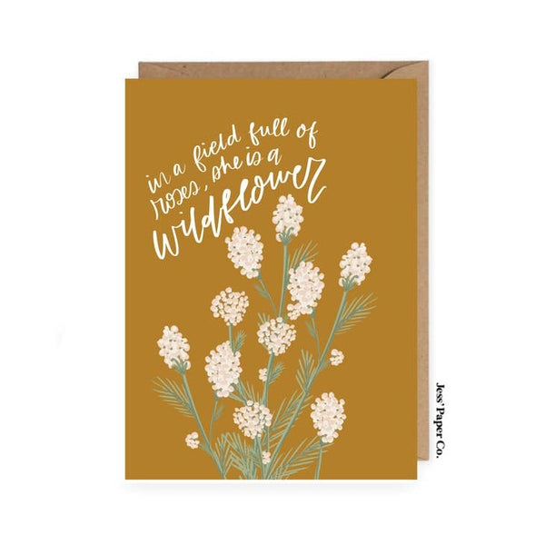 She Is A Wildflower Card