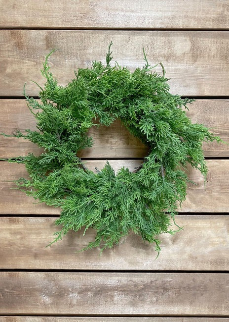 Fresh Touch Northern Cedar Pine Wreath | 15"