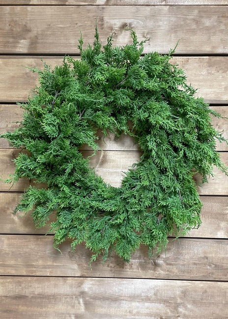 Fresh Touch Northern Cedar Pine Wreath | 24"