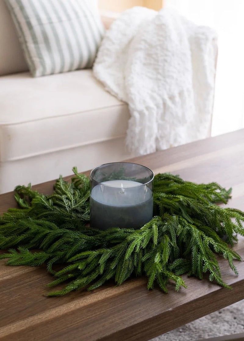 Fresh Touch Norfolk Pine Wreath | 20"