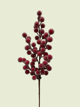 Red Sugared Berry Spray | 18"